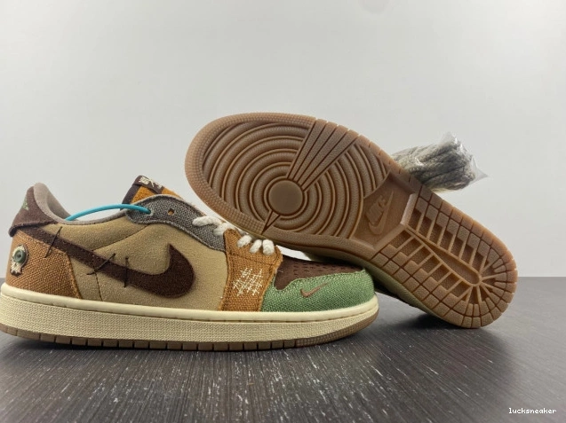 Rep LUCY Williamson DZ7292-200 Zion Jordan 1 Retro OG Voodoo Low 0715